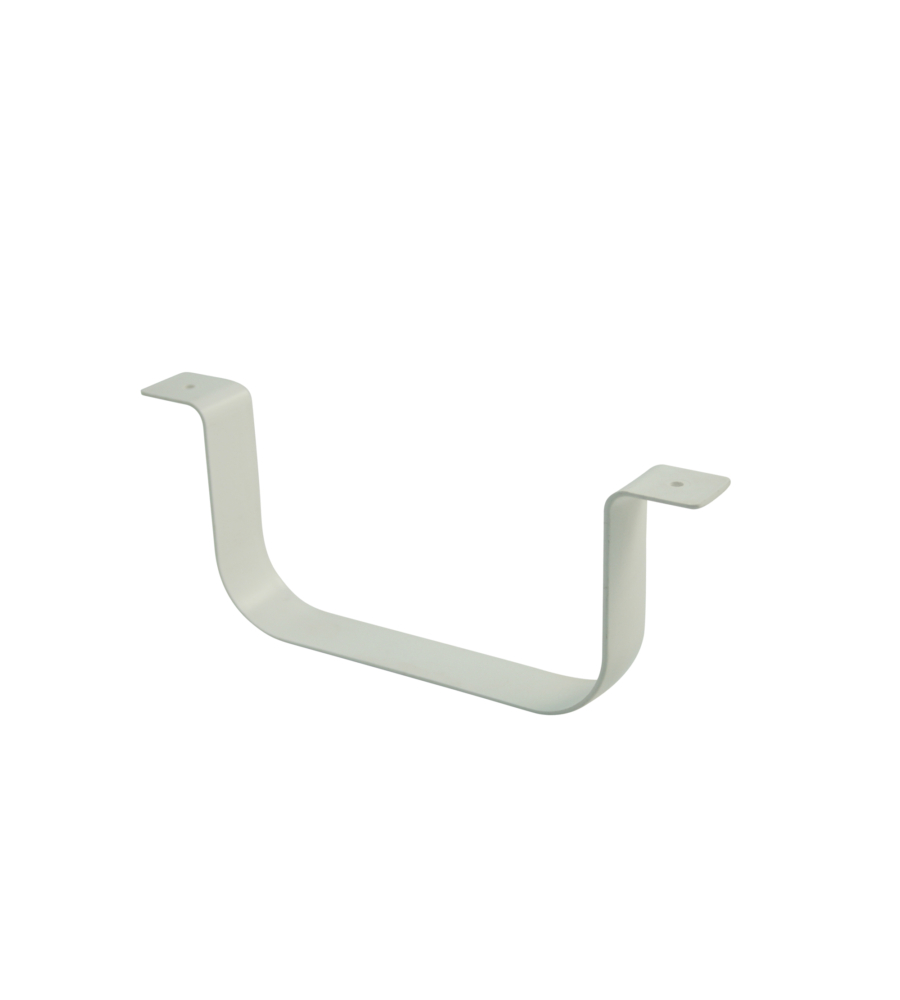SOSTEGNO PER CANALE PIATTO - 150X80 BIANCO PVC.