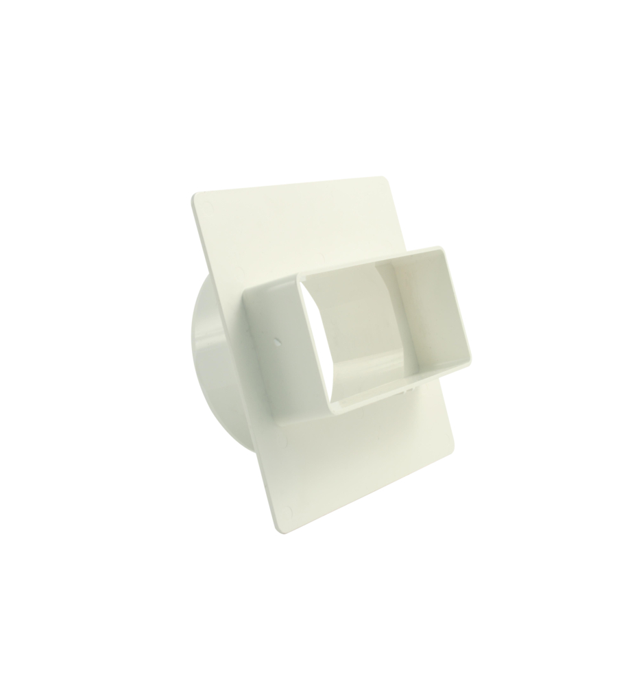ADATTATORE TONDO/RETTANGOLARE DIAMETRO 99.5 PER CANALI PIATTI 110X53