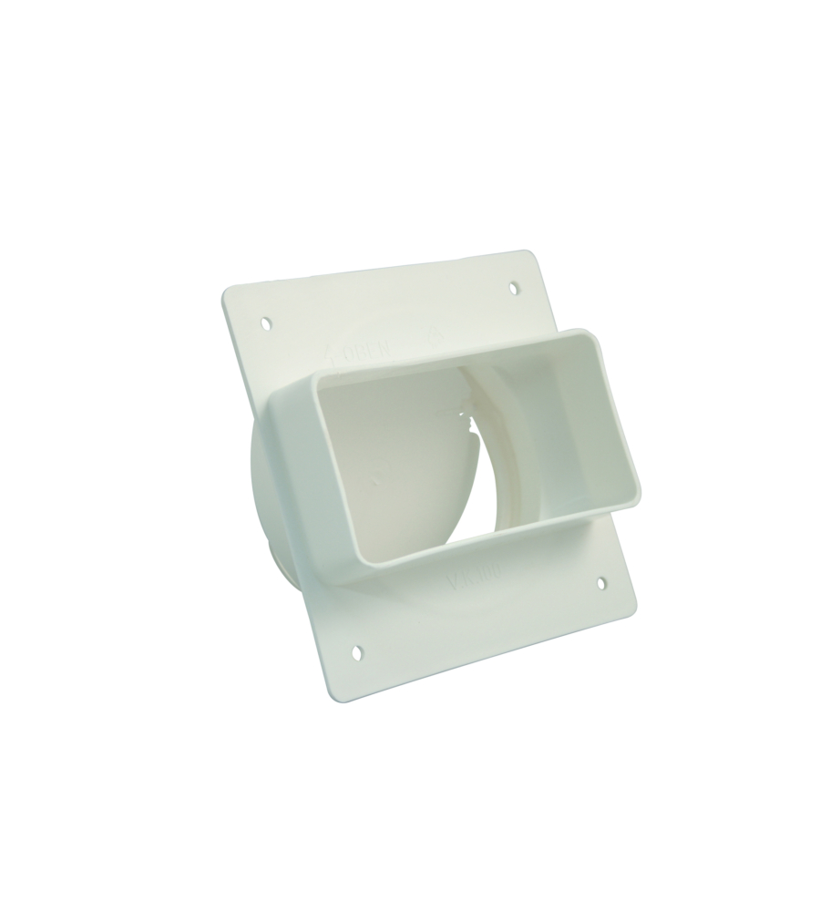 ADATTATORE TONDO/RETTANGOLARE BIANCO