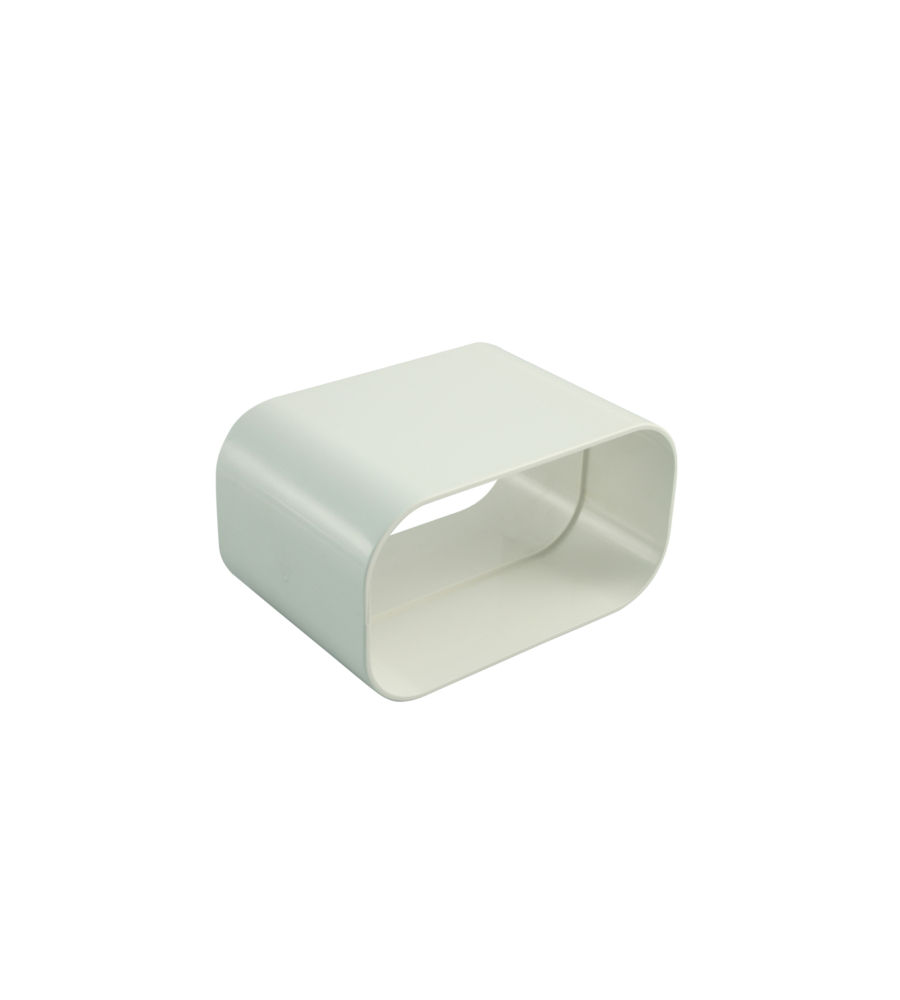 RACCORDO PER CANALE PIATTO 150X80 MM - BIANCO.