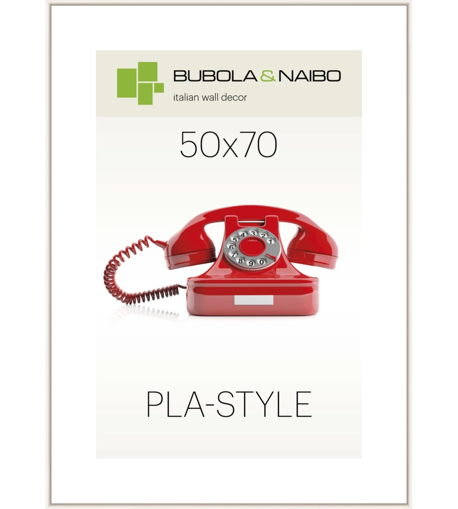 CORNICE IN PLASTICA COLORE BIANCO "PLA-STYLE" - 50 x 70 CM