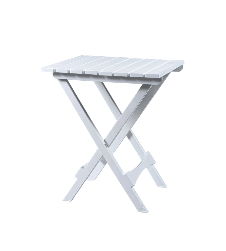 TAVOLO DA ESTERNO PIEGHEVOLE "ROXY" IN POLIPROPILENE BIANCO 45X52X60 CM