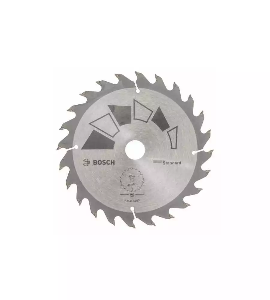 LAMA PER SEGA CIRCOLARE "STANDARD - BASIC" 160X2.2X20/16 - 24 DENTI - BOSCH.