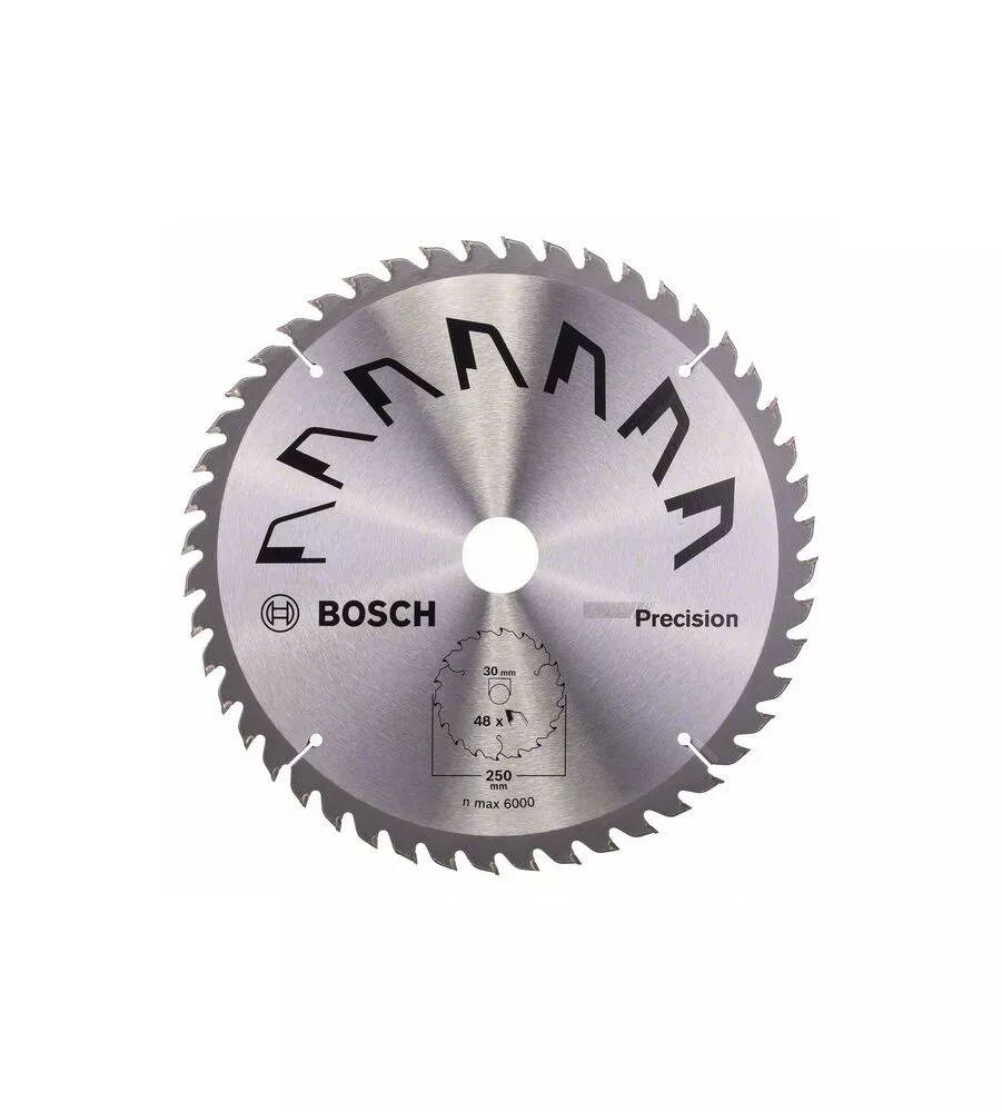 LAMA PER SEGA CIRCOLARE "PRECISION" 250X2X30 - 48 DENTI - BOSCH.