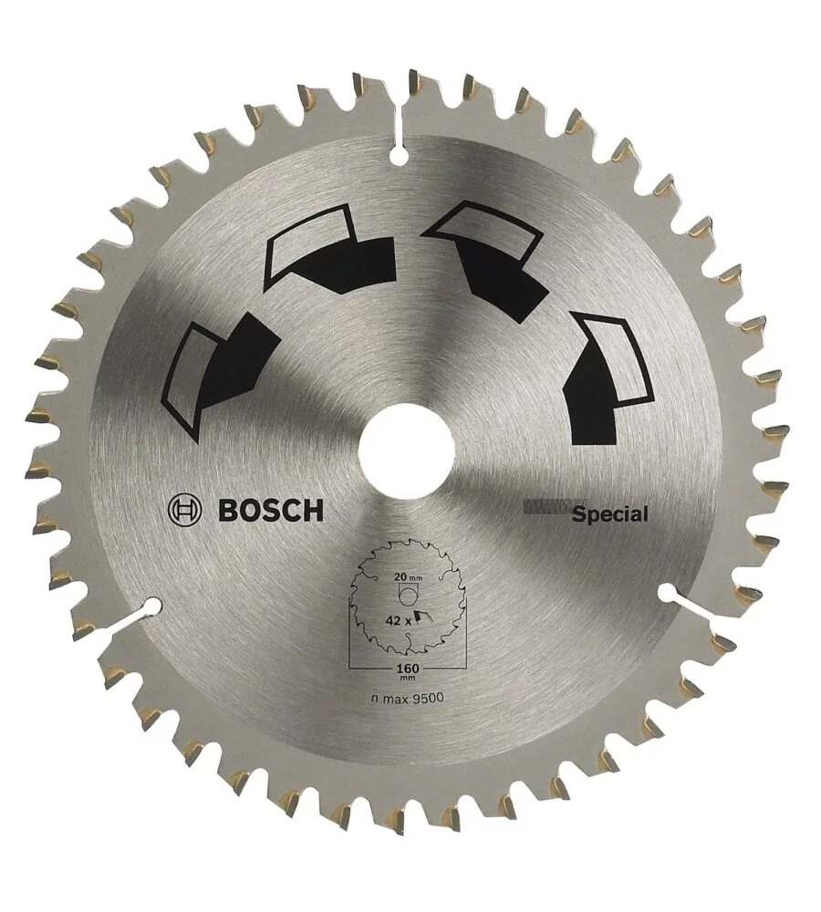 LAMA PER SEGA CIRCOLARE "SPECIAL" 160X2X20/16 - 42 DENTI - BOSCH.