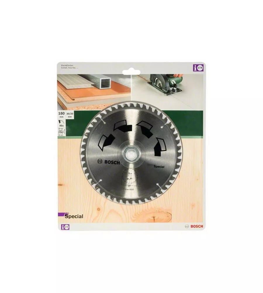 LAMA PER SEGA CIRCOLARE "SPECIAL" 180X2X30/20 - 48 DENTI - BOSCH.