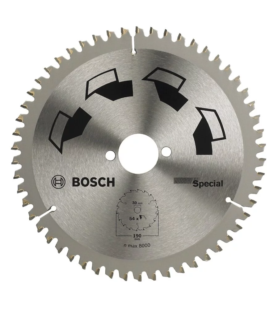 LAMA PER SEGA CIRCOLARE "SPECIAL" 190X2X30 - 54 DENTI - BOSCH.