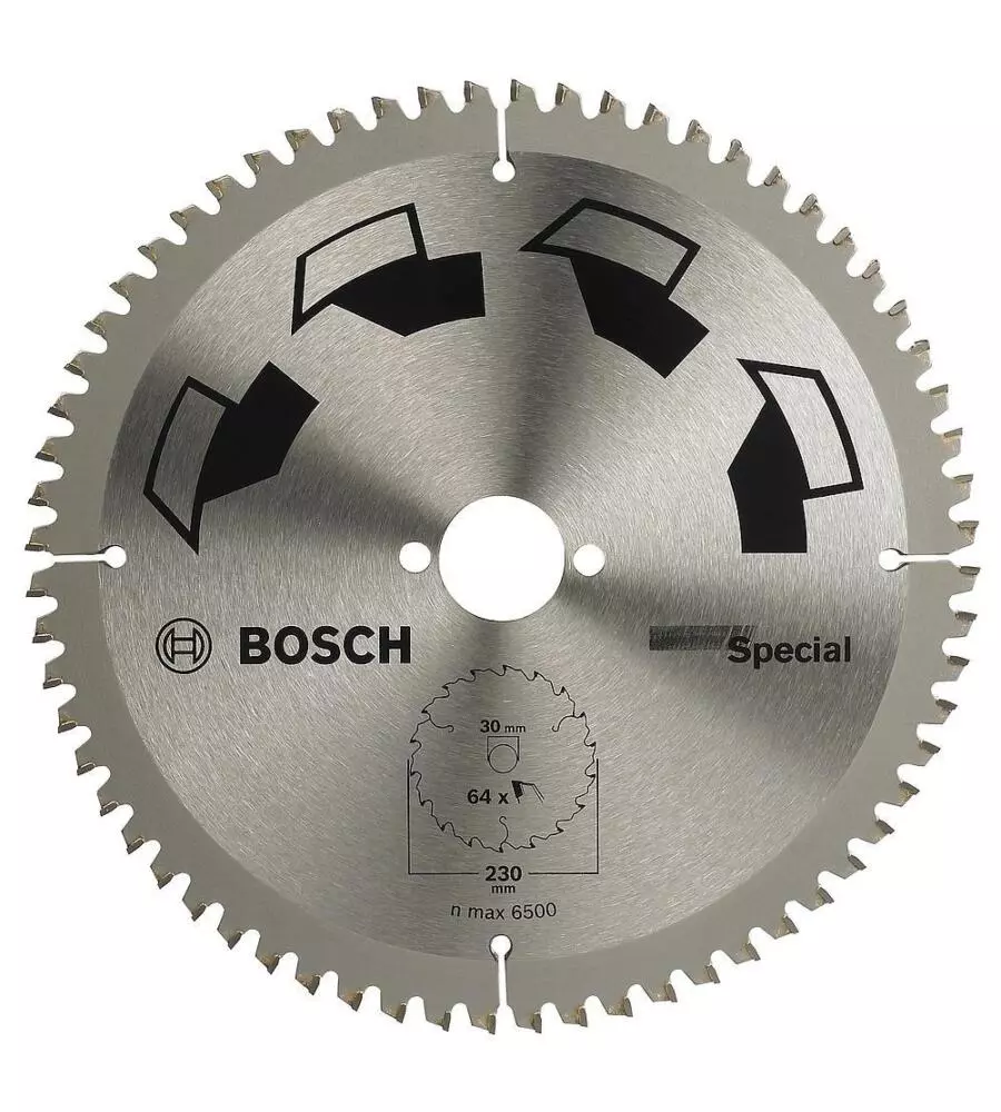 LAMA PER SEGA CIRCOLARE "SPECIAL" 230X2X30 - 64 DENTI - BOSCH.