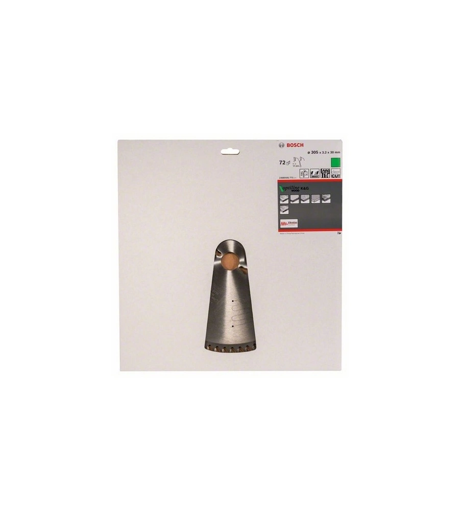 LAMA PER SEGA CIRCOLARE "OPTILINE" 305X30X3.2 - 72 DENTI - BOSCH.
