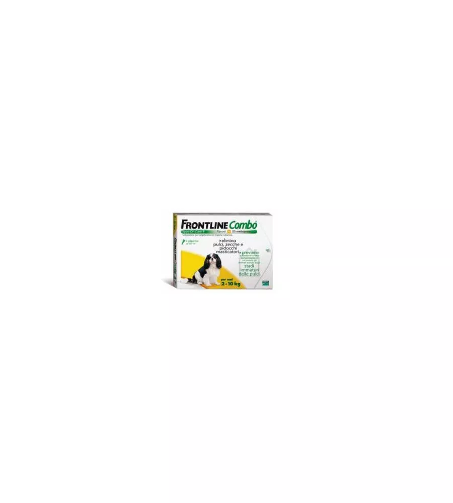 FRONTILINE COMBO, PER CANI PICCOLI (2-10 KG.) - ELIMINA PULCI, ZECCHE.