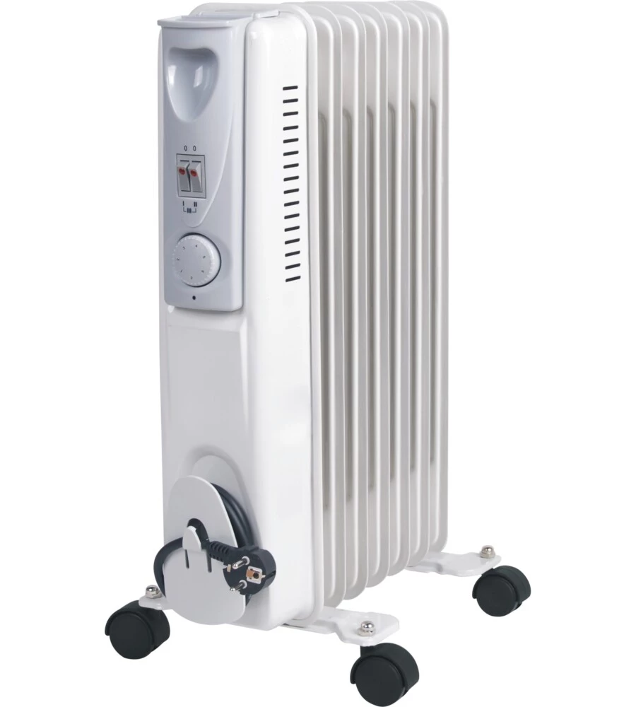 RADIATORE AD OLIO 9 ELEMENTI CON ROTELLE 2000 W, 220-240 V E 50/60 HZ - IGNIP