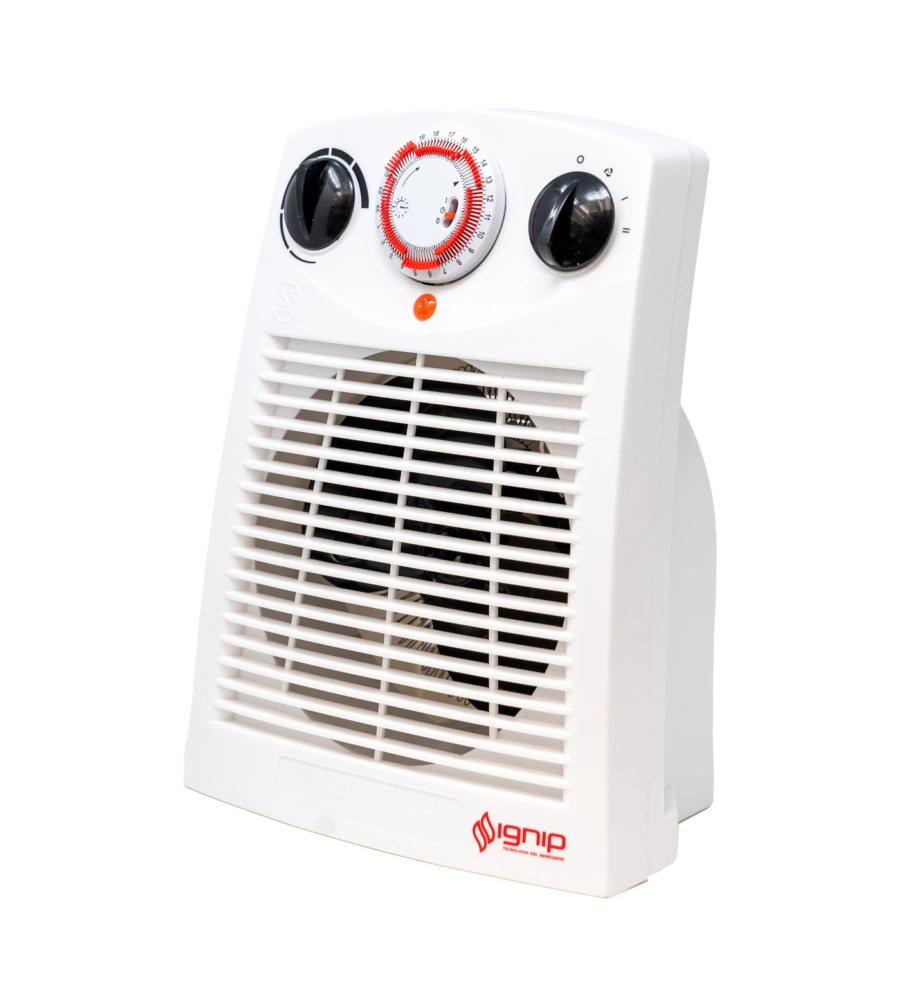 TERMOVENTILATORE REGOLABILE CON TERMOSTATO E PROGRAMMATORE 220-240 V, 50-60 HZ E 2000 W - IGNIP
