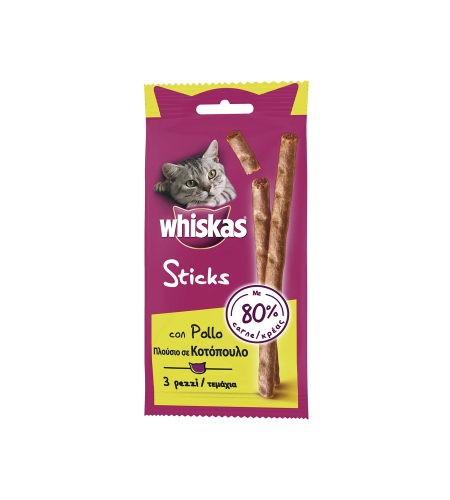 CAT STICKS POLLO 18 GR.