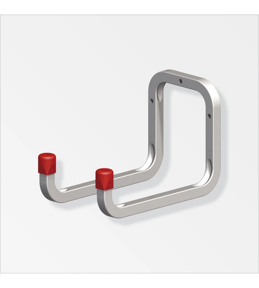 GANCIO DOPPIO ACCIAIO ZINCATO 175MM