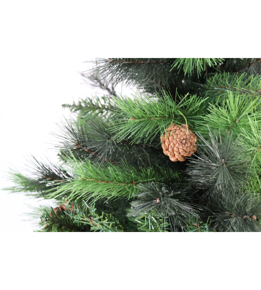 ALBERO DI NATALE "NEBRASKA" CON 720 RAMI E APERTURA AD OMBRELLO, 150 CM