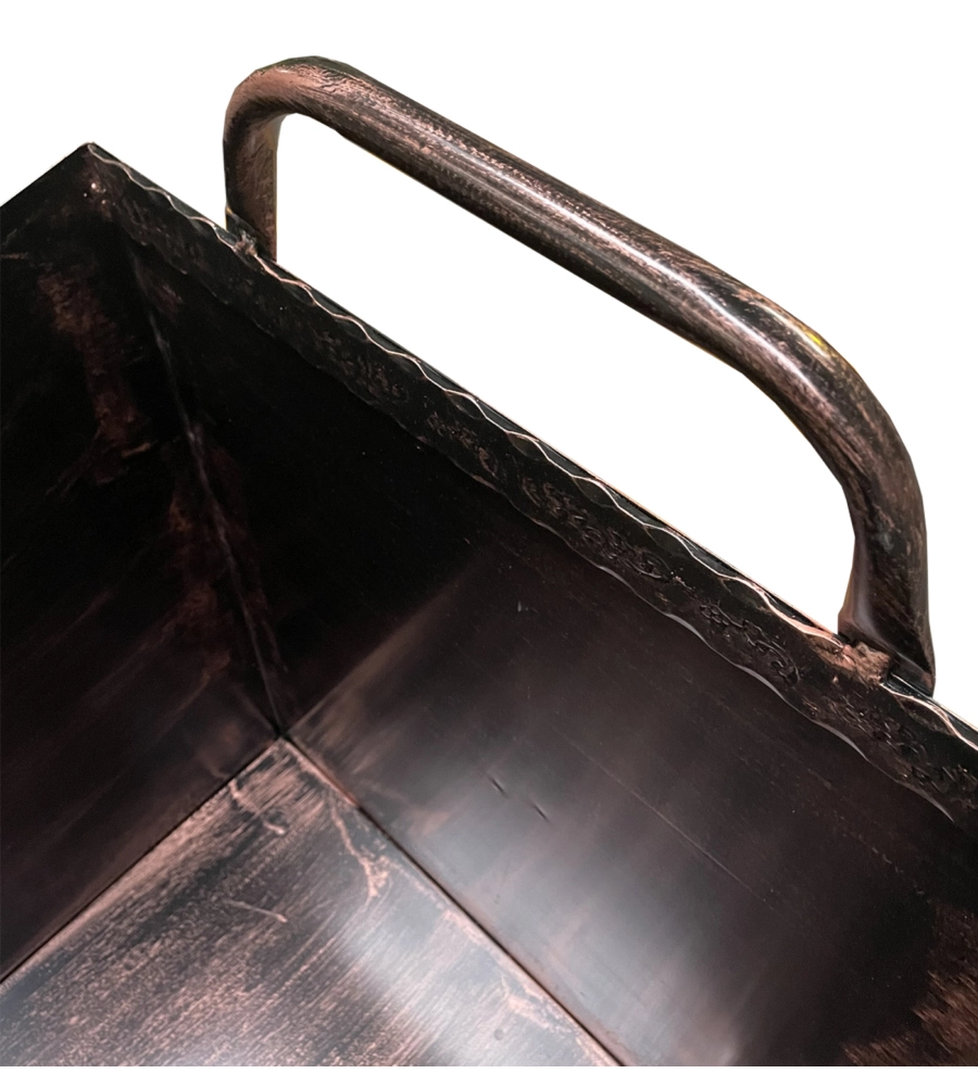 PORTA PELLET/LEGNA CON RUOTE, 50x52x85 CM