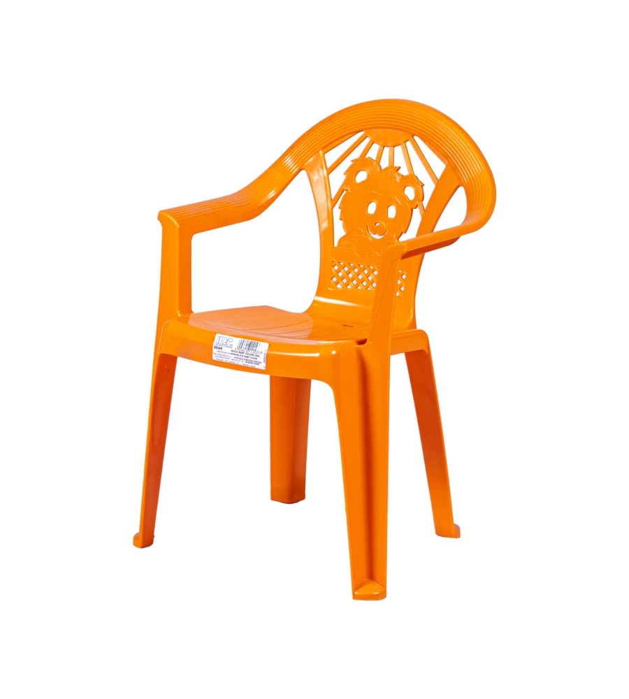 SEDIA PER BAMBINI "BABY BEAR" IN POLIPROPILENE COLORI ASSORTITI 38X35X51 CM
