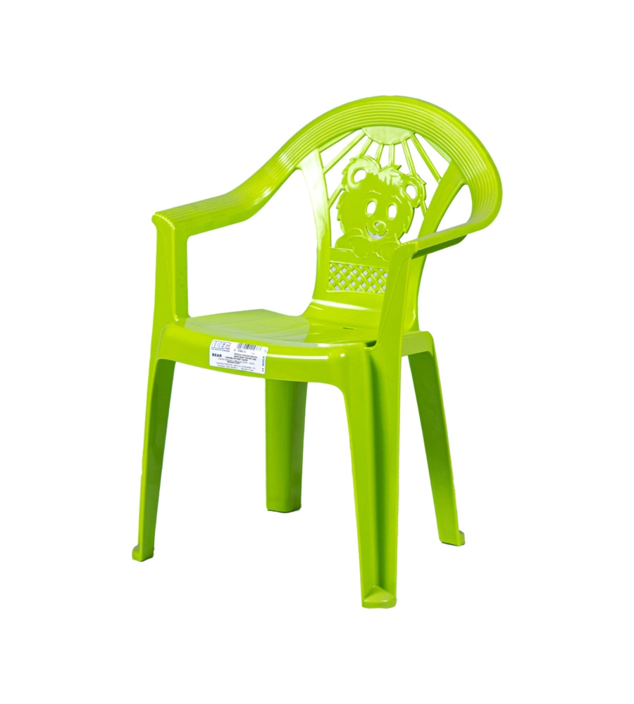 SEDIA PER BAMBINI "BABY BEAR" IN POLIPROPILENE COLORI ASSORTITI 38X35X51 CM