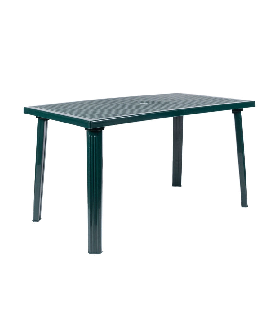 TAVOLO DA ESTERNO "DOMINGO" IN POLIPROPILENE VERDE 130X75X73 CM