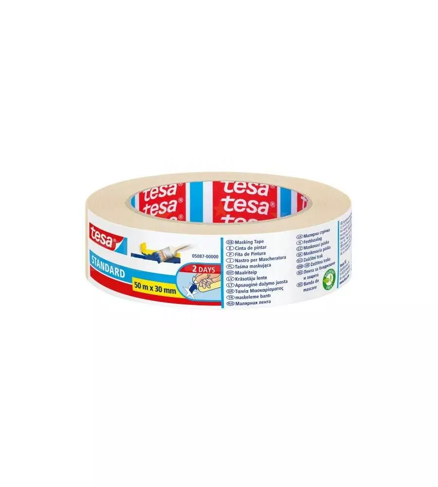 NASTRO CARTA ADESIVO TESA "ECO" PER MASCHERATURA STANDARD 30 MM X 50MT