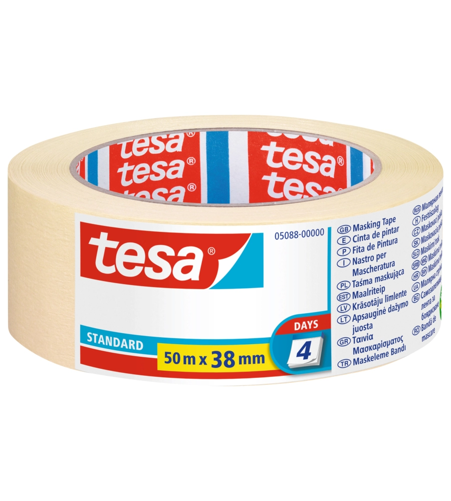 NASTRO CARTA ADESIVO PER MASCHERATURA STANDARD, 38 MM X 50MT - TESA