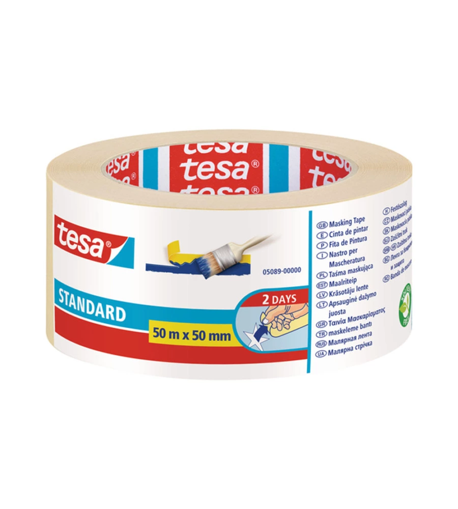 NASTRO CARTA ADESIVO TESA "ECO" PER MASCHERATURA STANDARD 50 MM X 50MT