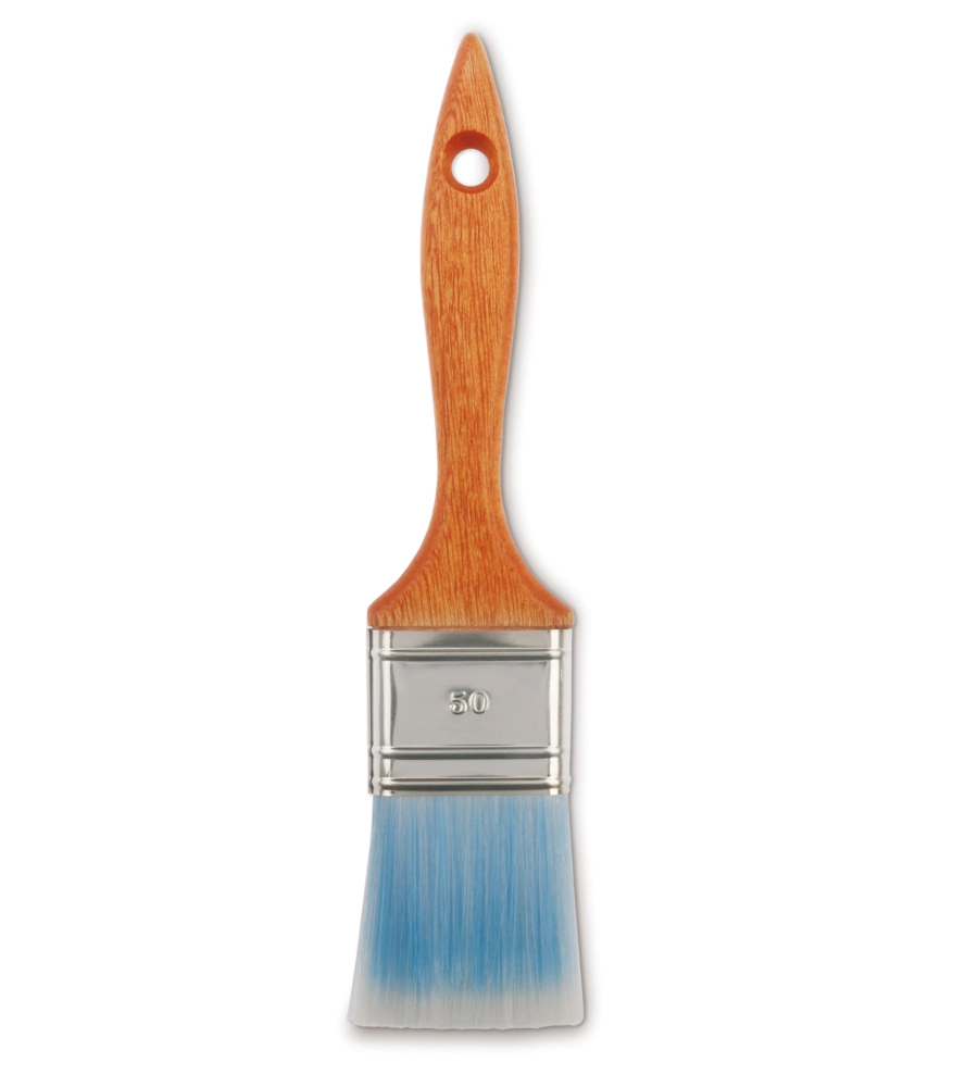 PENNELLO PIATTO "BRAVO" CON SETOLE BLU - N.40