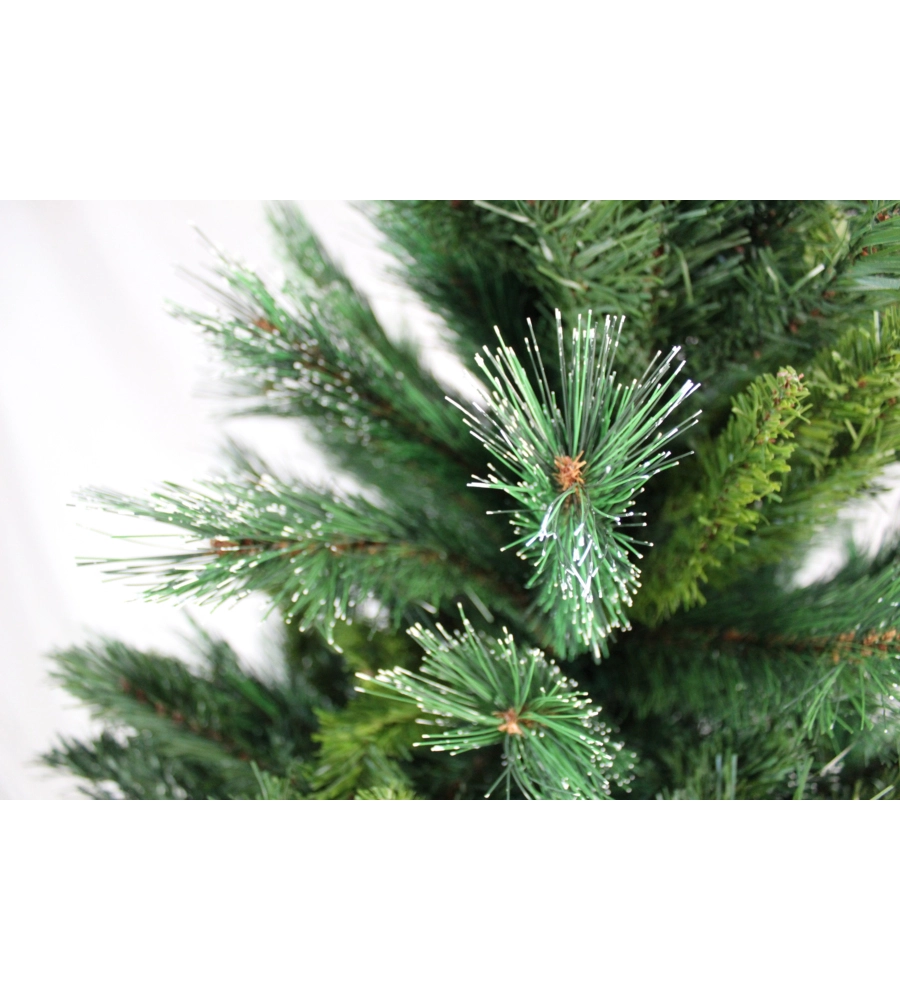 ALBERO DI NATALE "GLISTEN" CON 1047 RAMI AD AGGANCIO, 210 CM