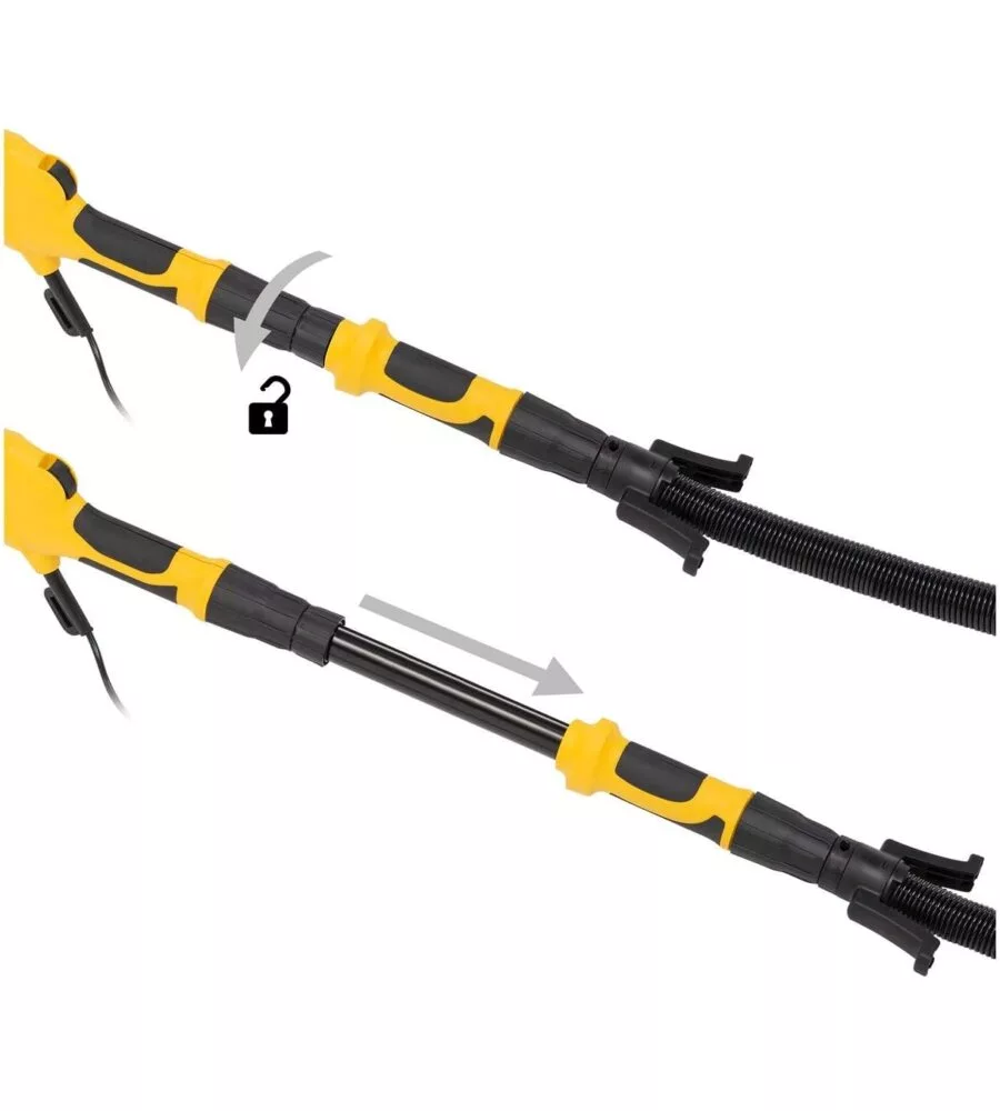 CARTEGGIATRICE LEVIGATRICE PER MURO CON ASTA TELESCOPICA ALLUNGABILE 710W