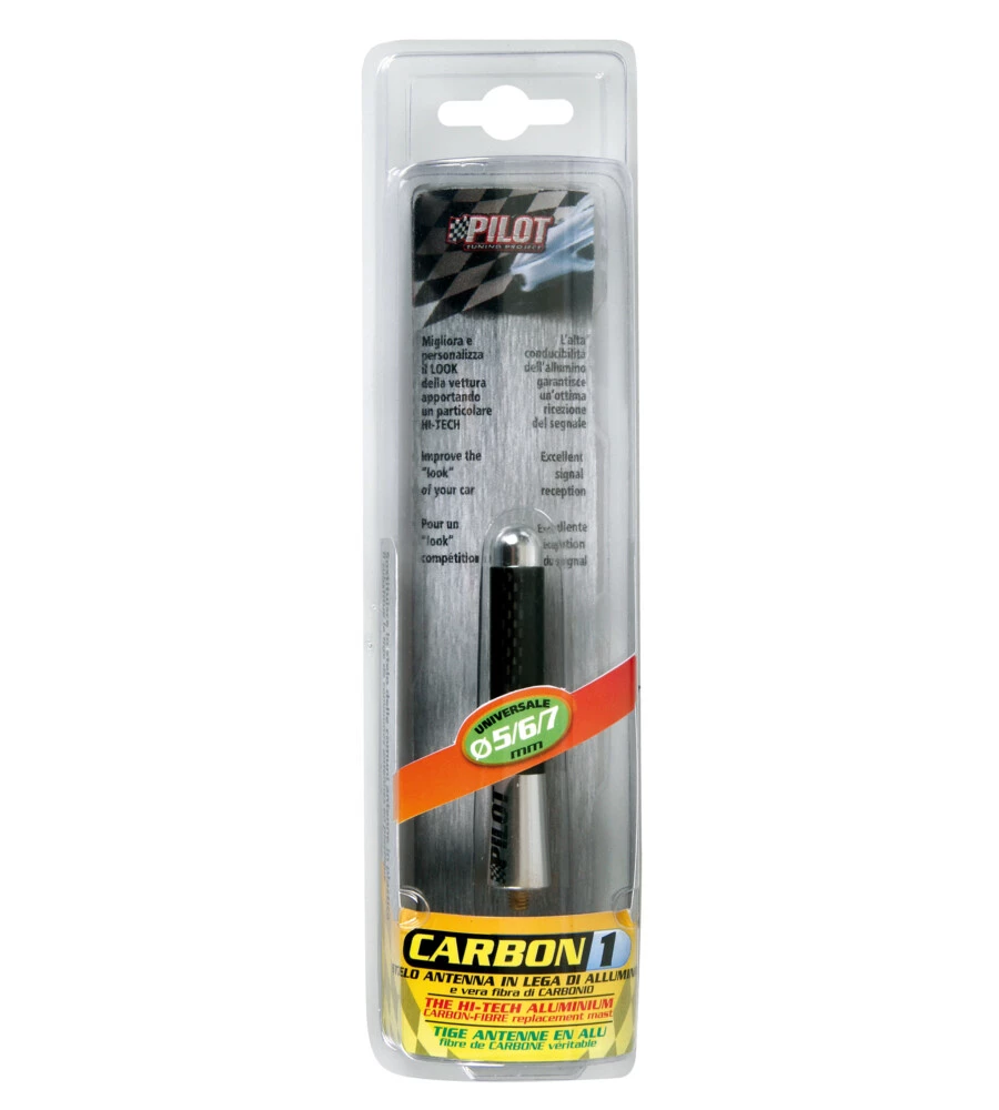 STELO ANTENNA "CARBON-1" ALLUMINIO + CARBONIO PILOT  40150