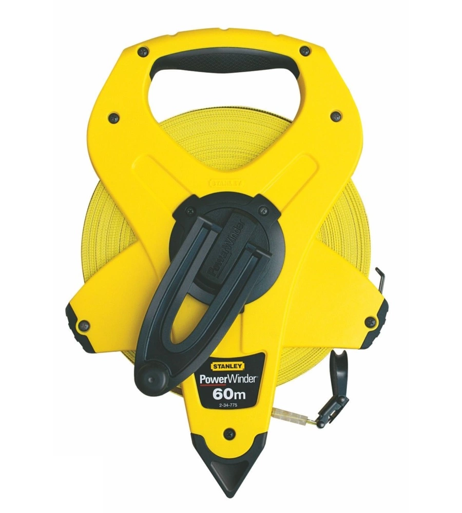 ROTELLA METRICA CON NASTRO FIBERBLASS DA 60 METRI - STANLEY.