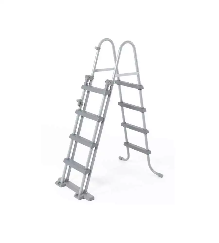 PISCINA FUORI TERRA CON STRUTTURA RETTANGOLARE BESTWAY "POWER STEEL FRAME" CON POMPA, SCALETTA, COVER E CHEMCONNECT BIANCO 549X274X122 CM  - COD. 56466