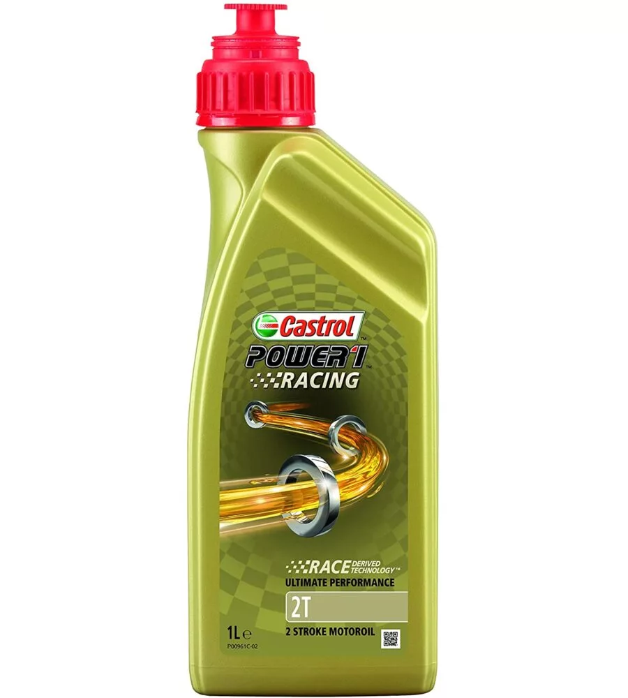 OLIO LUBRIFICANTE PER MOTORI A 2 TEMPI CASTROL "POWER 1 RACING 2T" 1 LITRO