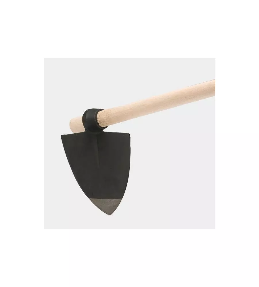 ZAPPETTA CUORE FORGIATA CON MANICO IN FAGGIO DA 120 CM.
