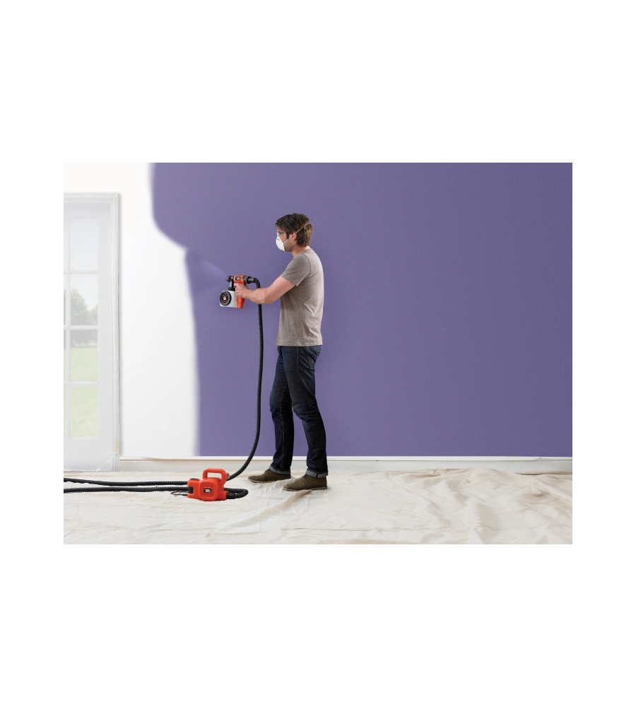 VERNICIATORE A SPRUZZO ELETTRICO BLACK&DECKER "HVLP400" 450 W