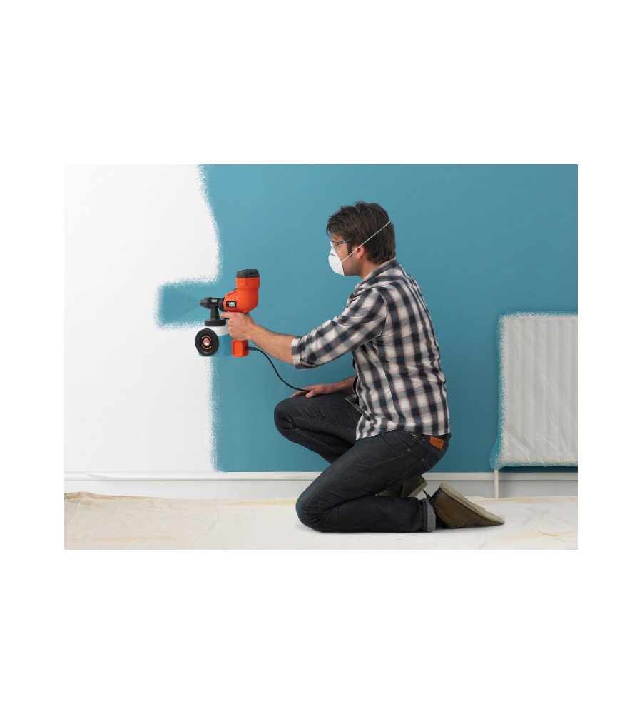 VERNICIATORE A SPRUZZO ELETTRICO BLACK&DECKER "HVLP200" 400 W
