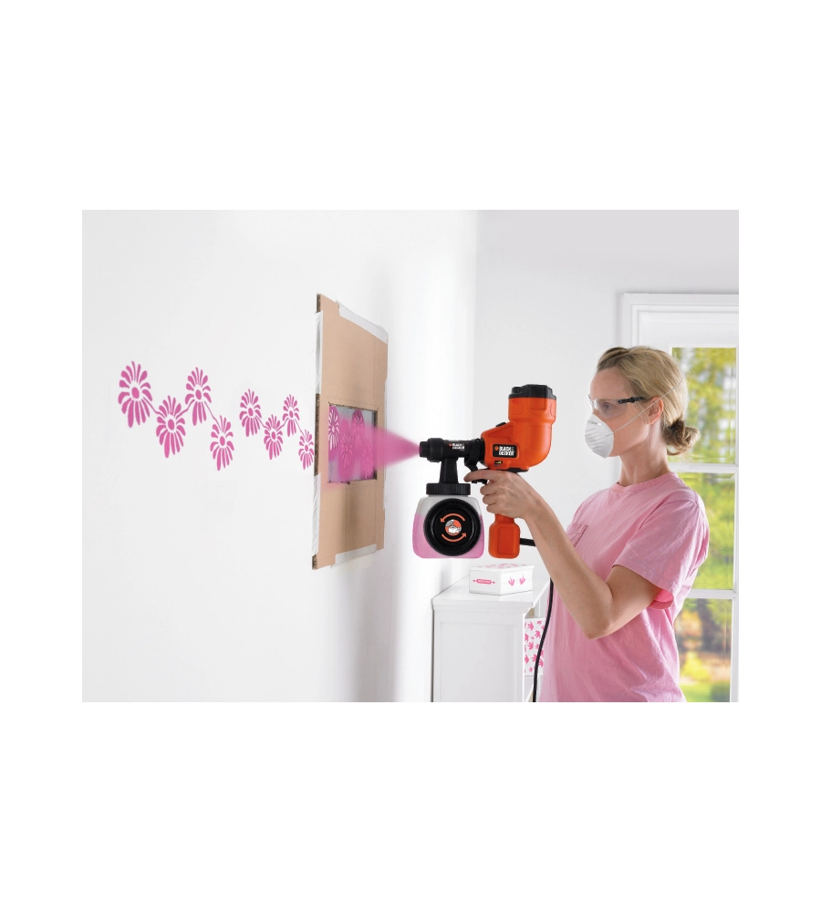 VERNICIATORE A SPRUZZO ELETTRICO BLACK&DECKER "HVLP200" 400 W