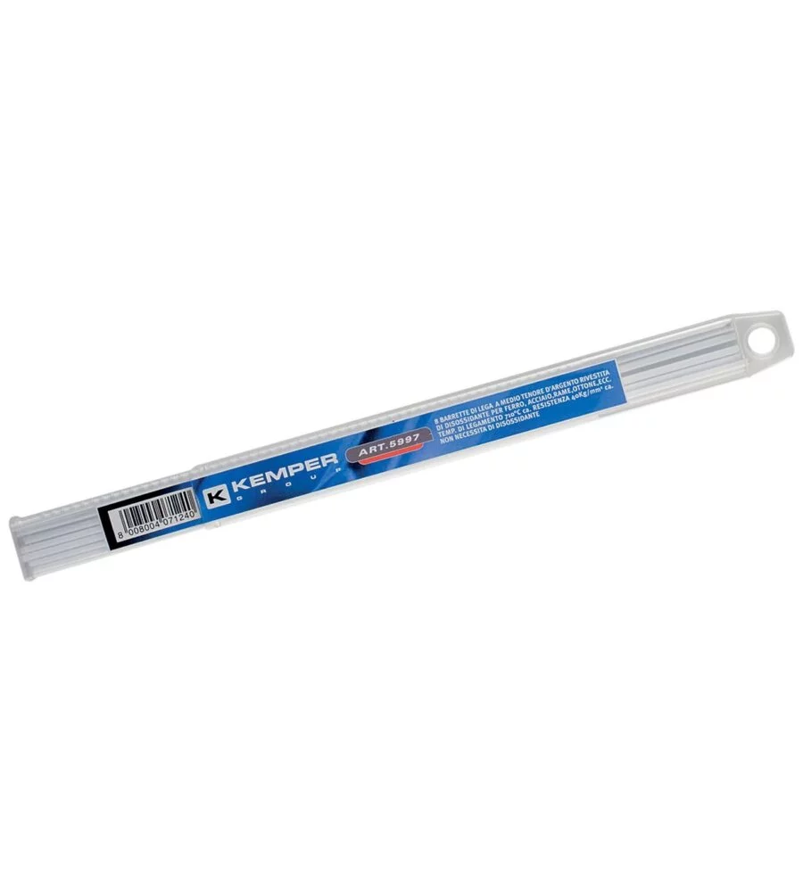 BLISTER 8 BARRETTE LEGA X SALDATURA