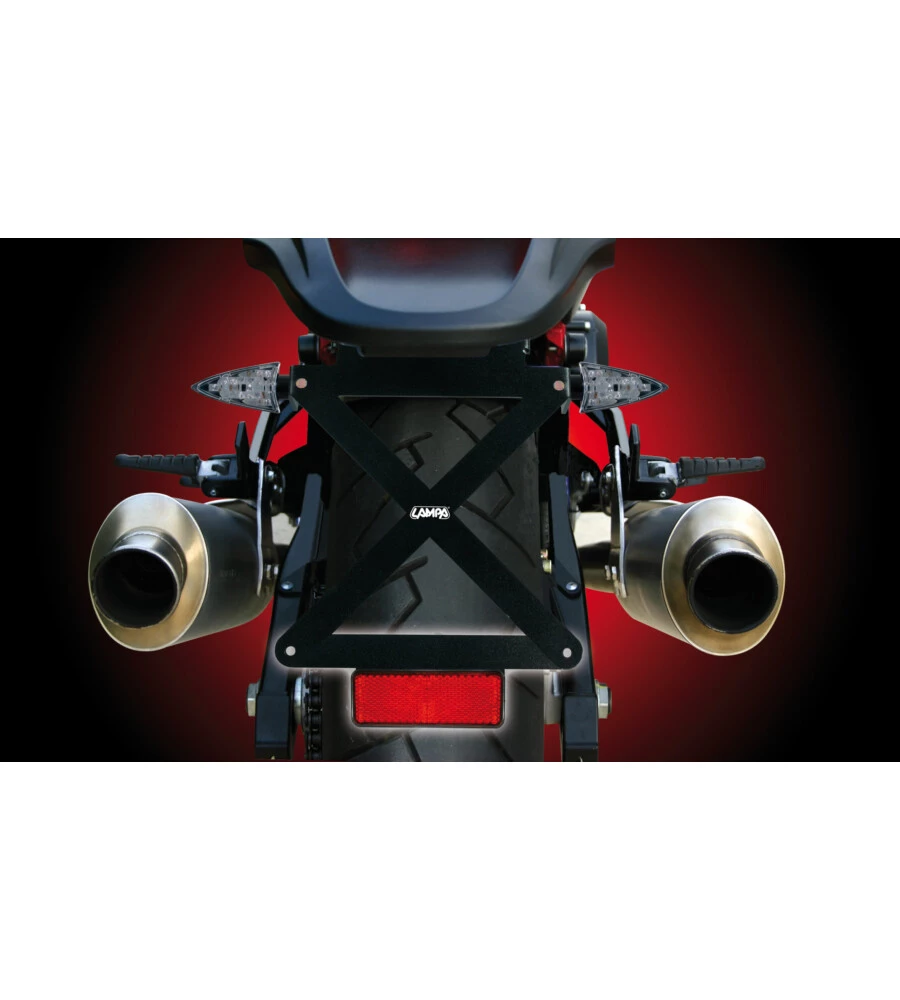 SUPPORTO CATARIFRANGENTE TARGA MOTO  90145