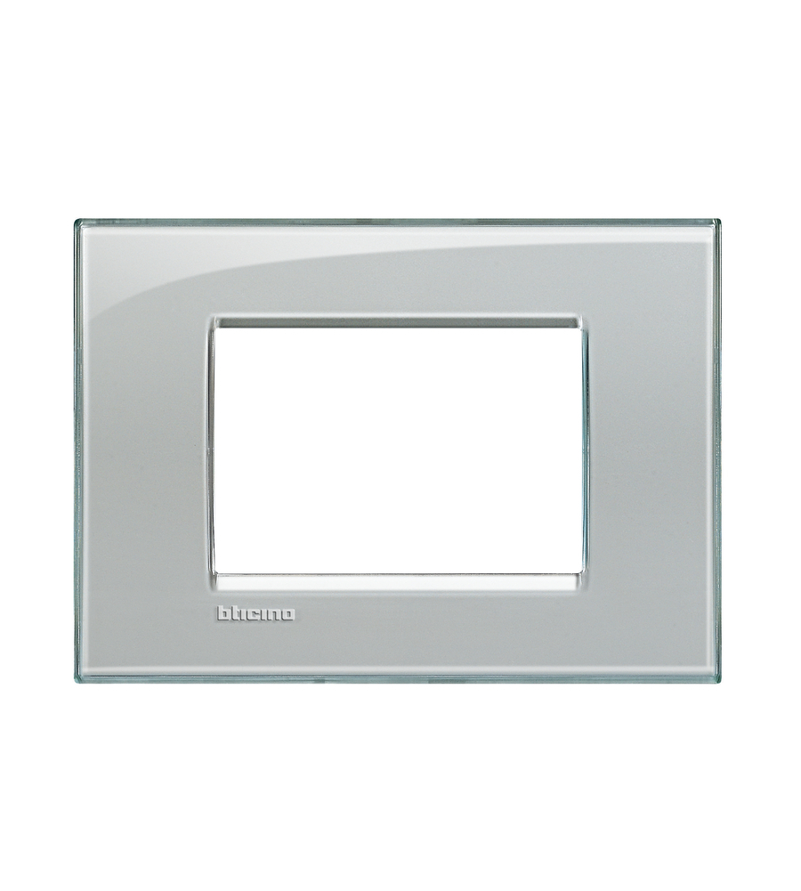 LL PLACCA 3P GRIGIO GHIACCIO - BTICINO.