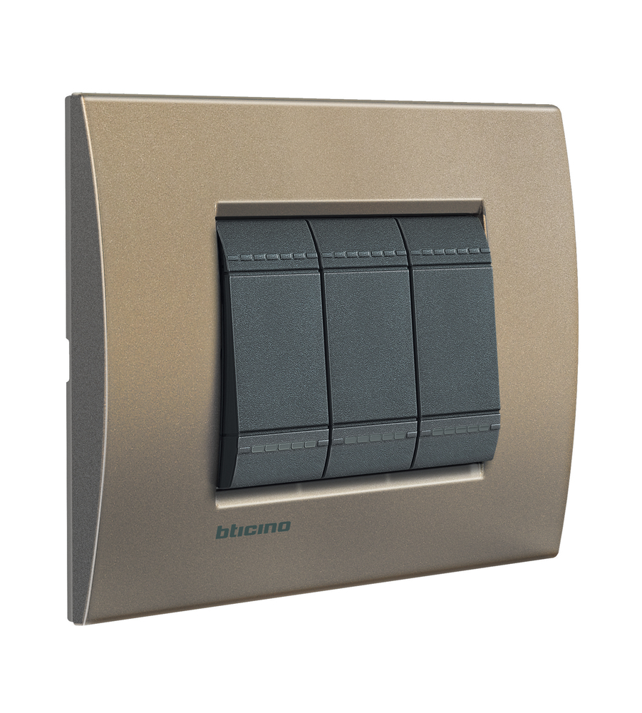LL PLACCA 3P SQUARE - BTICINO.