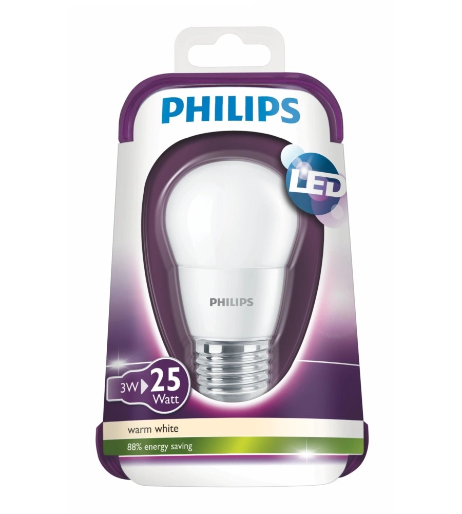 LAMPADINA LED PHILIPS 30W E27 WW 230V P45 FR ND/4