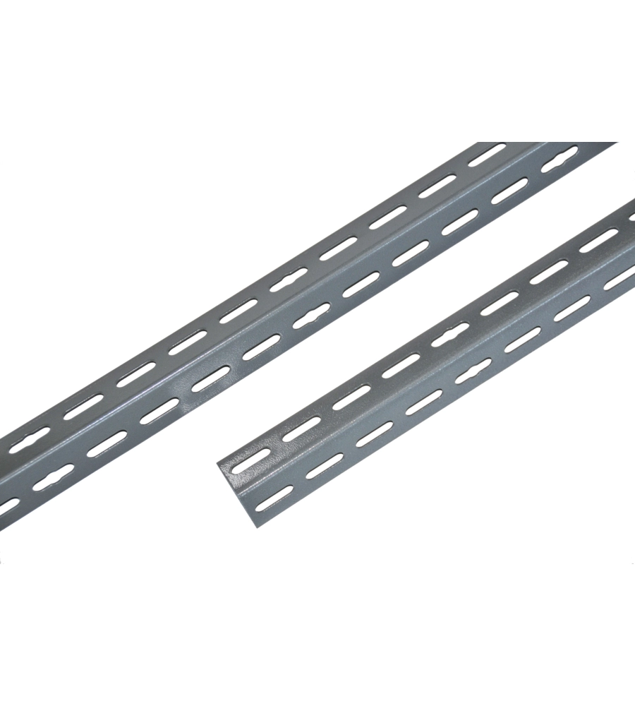 ANGOLARE 35X35 MM ALTO 200 CM DI COLORE GRIGIO PER SCAFFALI.