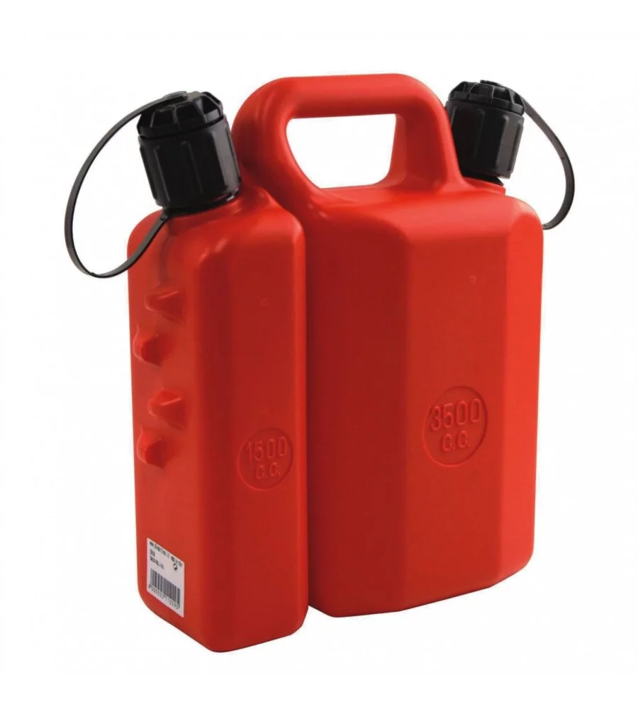 TANICA DOPPIA BENZINA-OLIO 3,50 L. + 1,50