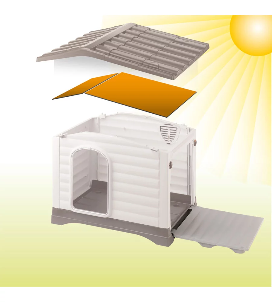 KIT 6 PANNELLI ISOLANTI PER CUCCIA FERPLAST "DOGVILLA 90" IN PVC