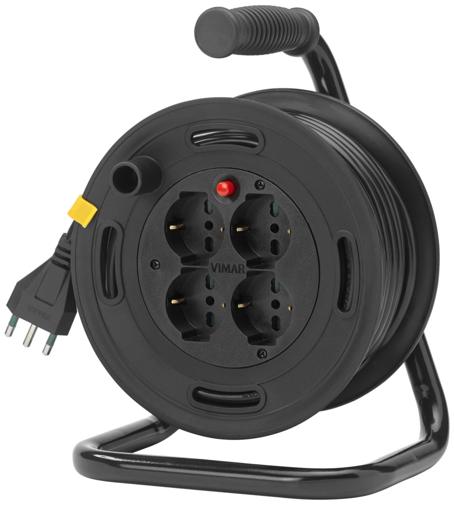 AVVOLGICAVO VIMAR 16A 4 USCITE UNIVERSALI 15 M