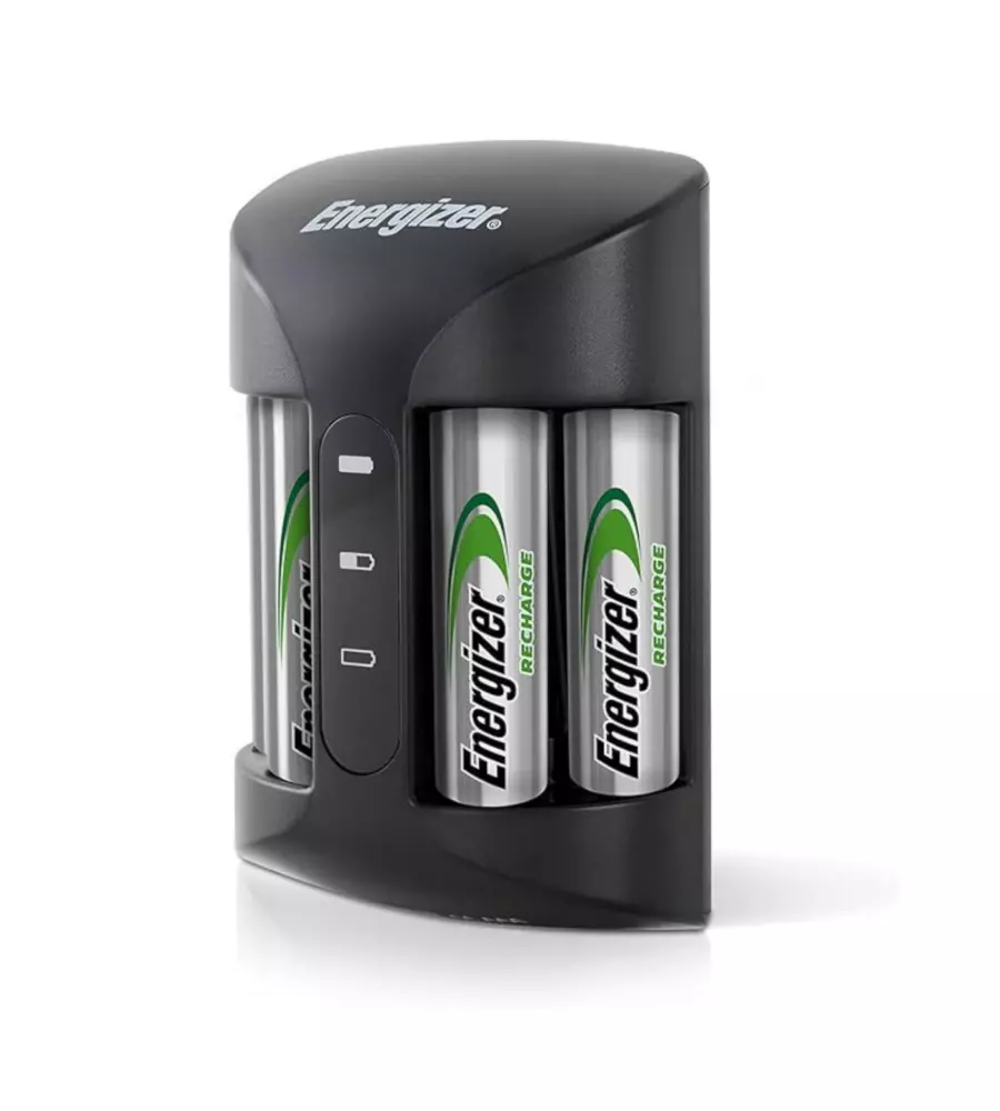 CARICABATTERIE PER BATTERIE RICARICABILI ENERGIZER "RECHARGE" AA E AAA