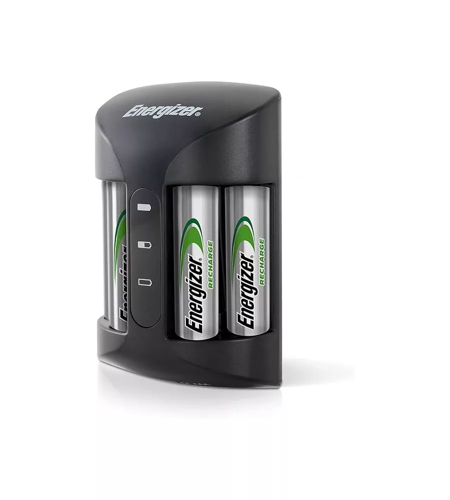 CARICABATTERIE PER BATTERIE RICARICABILI ENERGIZER "RECHARGE" AA E AAA