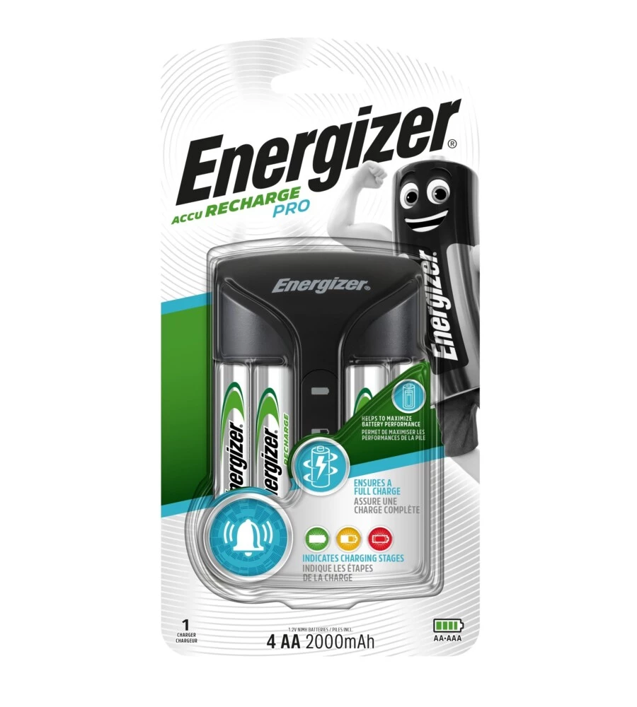 NEW PRO CHARGER + 4 AA 2000 MAH