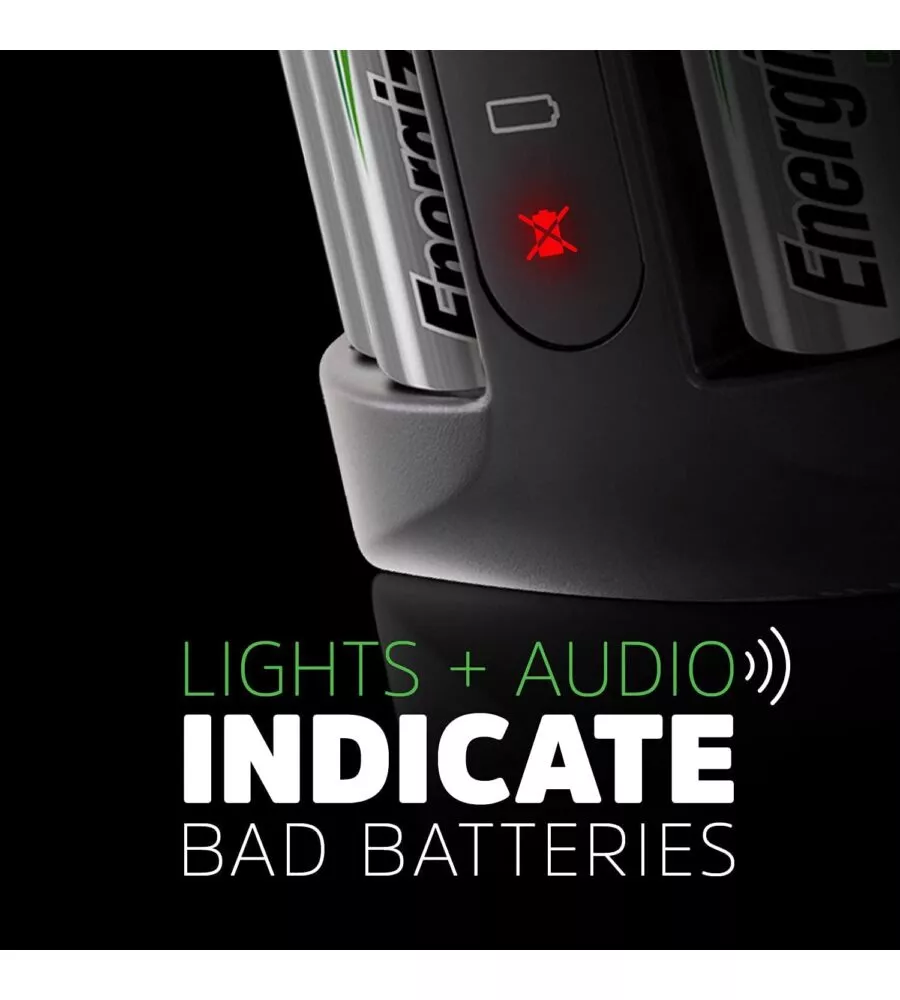 CARICABATTERIE PER BATTERIE RICARICABILI ENERGIZER "RECHARGE" AA E AAA